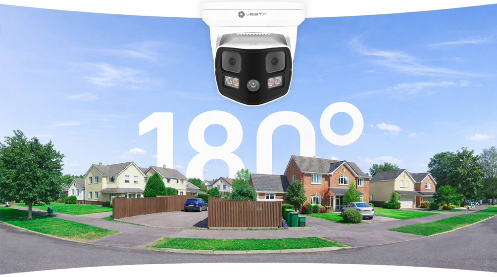 Podwójny obiektyw i obraz panoramiczny